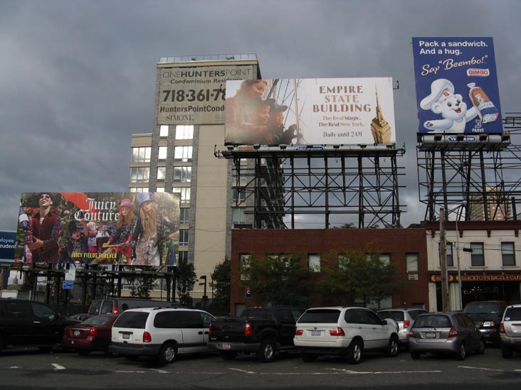 Billboards, Vernon Boulevard Near Queens-Midtown Tunnel, Hunters Point, Long Island City, Queens, October 15, 2010
