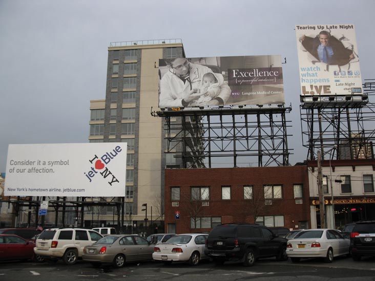 Billboards, Vernon Boulevard Near Queens-Midtown Tunnel, Hunters Point, Long Island City, Queens, April 8, 2011
