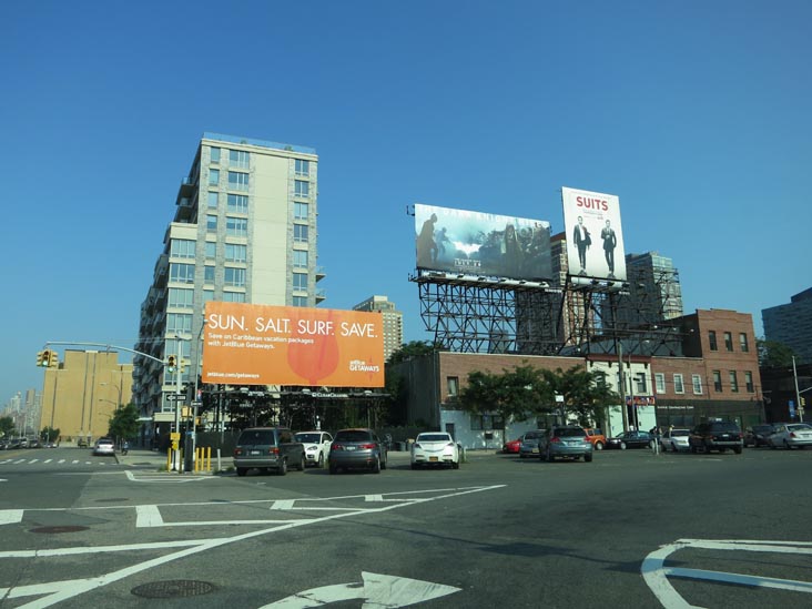 Billboards, Vernon Boulevard Near Queens-Midtown Tunnel, Hunters Point, Long Island City, Queens, July 1, 2012