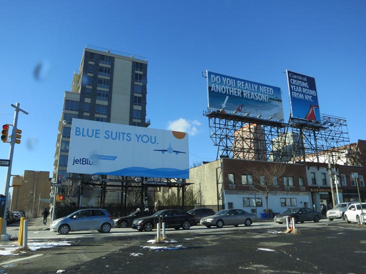 Billboards, Vernon Boulevard Near Queens-Midtown Tunnel, Hunters Point, Long Island City, Queens, January 26, 2013