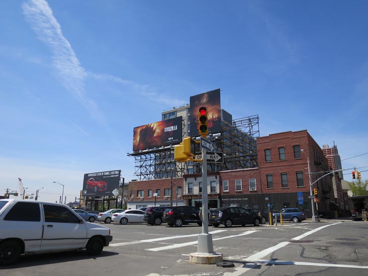 Billboards, Vernon Boulevard Near Queens-Midtown Tunnel, Hunters Point, Long Island City, Queens, April 28, 2014
