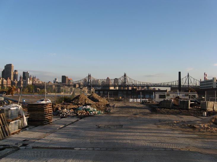 Queensboro Bridge From Queens West Sportsfield, 5th Street and 47th Avenue, Hunters Point, Long Island City, Queens, October 20, 2009