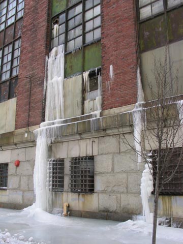 Schwartz Chemical Company Building (Former Pennsylvania Railroad Generating Plant), 2nd Street Between 50th and 51st Avenues, Hunters Point, Long Island City, Queens, January 17, 2004
