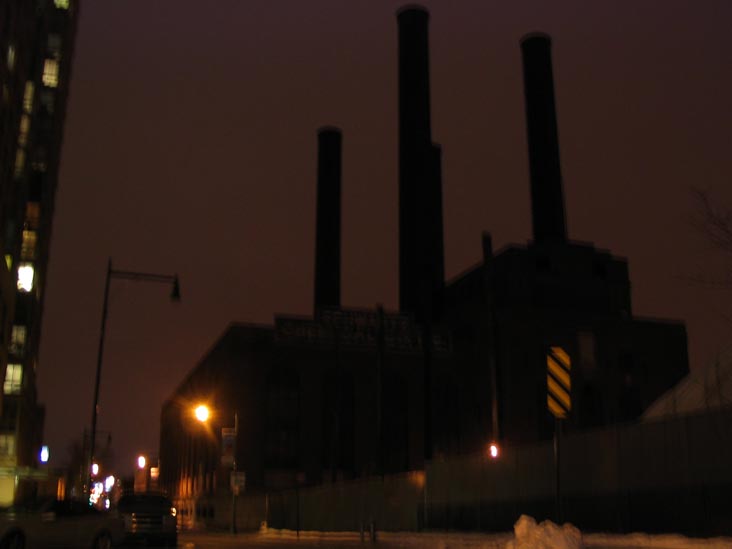 Schwartz Chemical Company Building (Former Pennsylvania Railroad Generating Plant), 2nd Street Between 50th and 51st Avenues, Hunters Point, Long Island City, Queens, January 26, 2004
