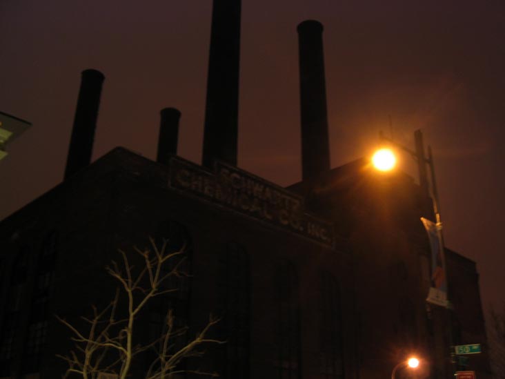 Schwartz Chemical Company Building (Former Pennsylvania Railroad Generating Plant), 2nd Street Between 50th and 51st Avenues, Hunters Point, Long Island City, Queens, January 26, 2004