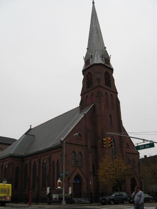 St. Mary's Roman Catholic Church, Vernon Boulevard and 49th Avenue, Hunters Point, Long Island City, Queens, October 27, 2009