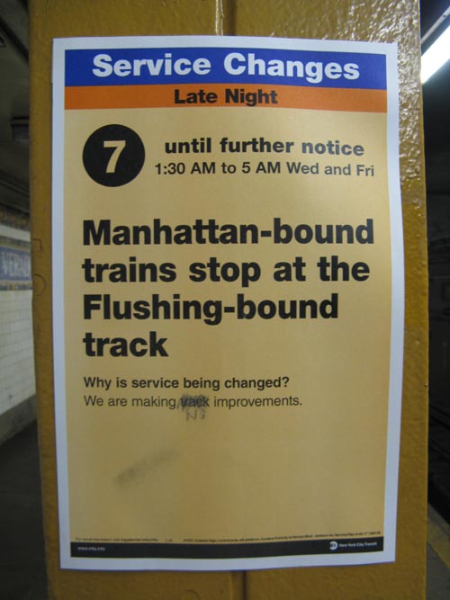 Vernon Boulevard-Jackson Avenue Subway Station, Hunters Point, Long Island City, Queens, October 16, 2009