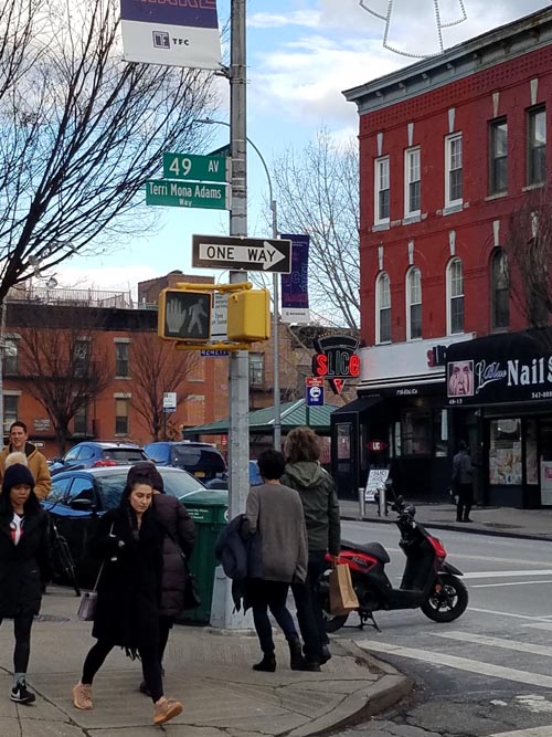 Vernon Boulevard and 49th Avenue, Hunters Point, Long Island City, Queens, January 19, 2020