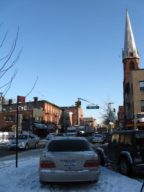 Vernon Mall, Hunters Point, Long Island City, Queens, March 3, 2009