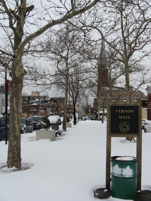Vernon Mall, Hunters Point, Long Island City, Queens, December 20, 2009