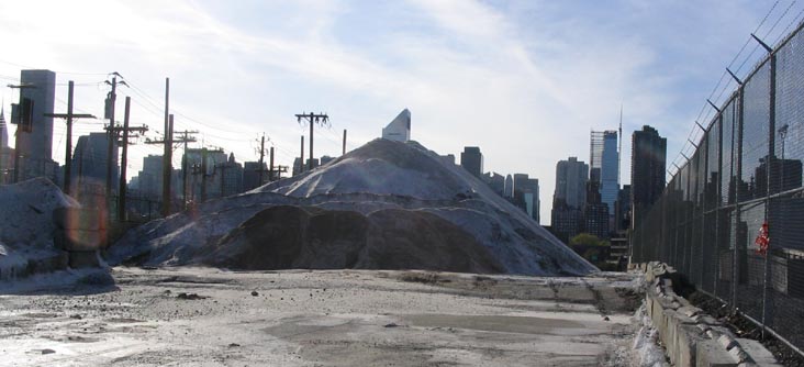 Road Salt Storage, Vernon Boulevard, Long Island City, Queens
