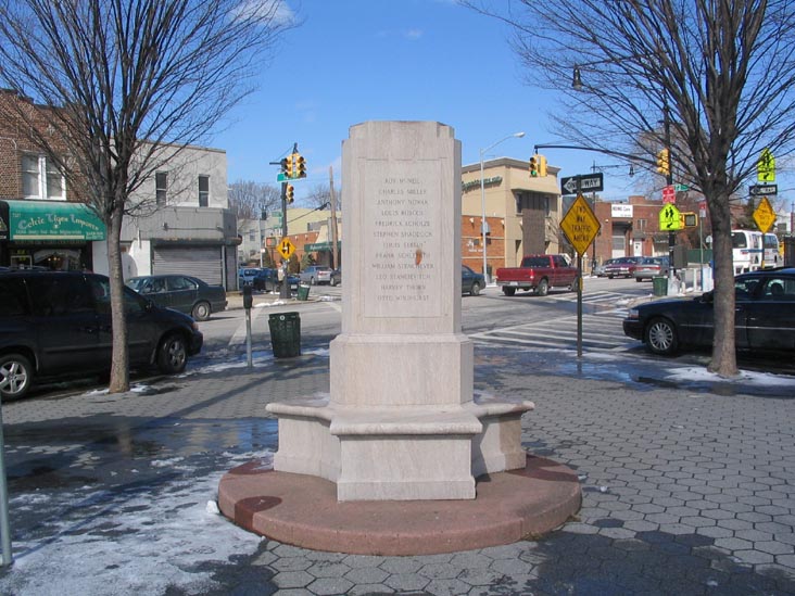 War Memorial, Garlinger Triangle, Maspeth, Queens