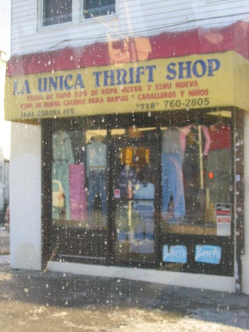 La Unica Thrift Shop, 94-22 Corona Avenue, Corona, Queens