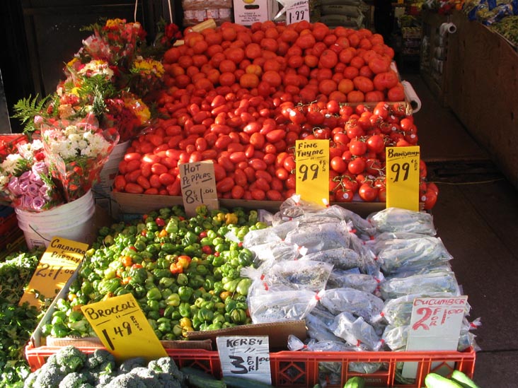 Tomatoes, Hot Peppers, Fine Thyme, Bandanya, A & N West Indian Grocery, 106-17 Liberty Avenue, Richmond Hill, Queens