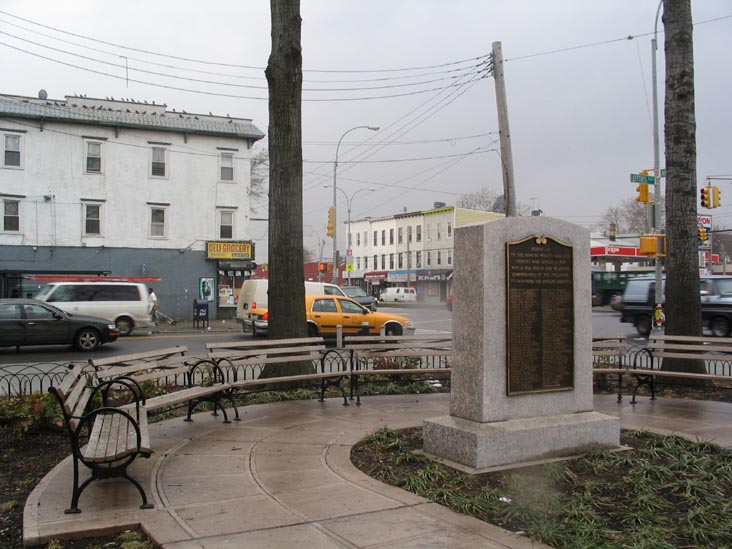 War Memorial, Lieutenant Frank McConnell Park, Richmond Hill, Queens