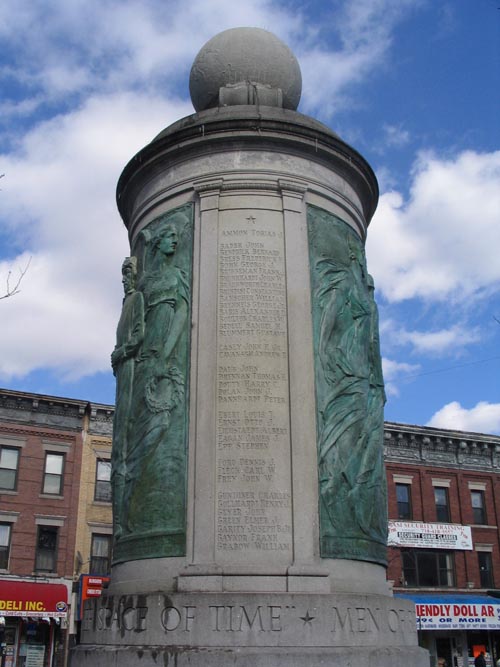 Ridgewood War Memorial, Ridgewood Veterans Triangle, Ridgewood, Queens