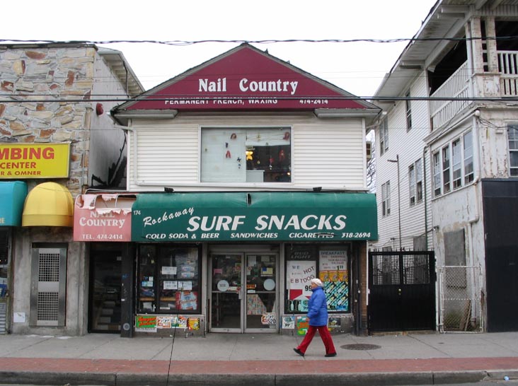 Rockaway Surf Snacks, Nail Country, 174 Beach 116th Street, Rockaway Park, Queens