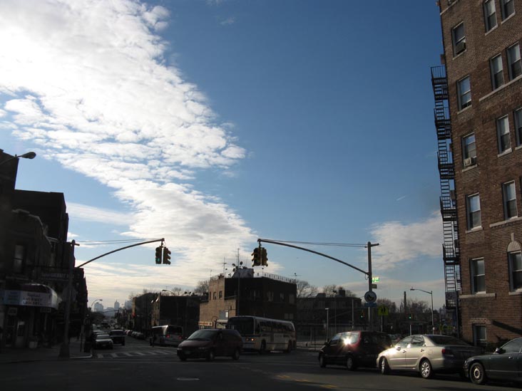 Looking South From Greenpoint Avenue and 48th Avenue, Sunnyside, Queens
