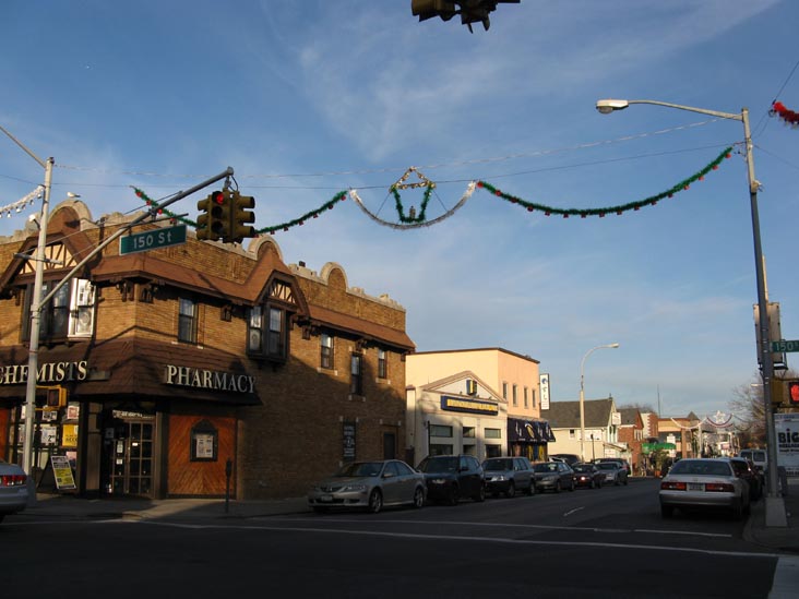 Looking East Down 14th Avenue From 150th Street, Whitestone, Queens