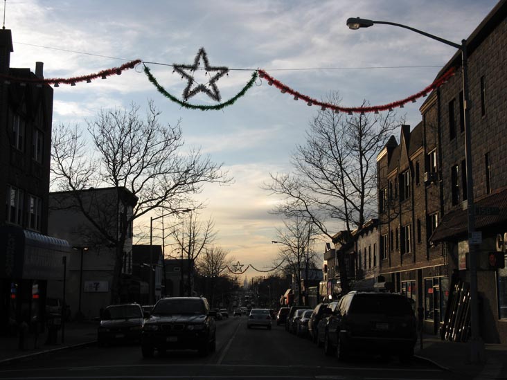 Looking East Down 14th Avenue From 150th Street, Whitestone, Queens