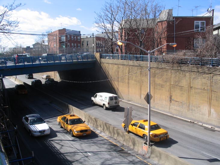 Brooklyn-Queens Expressway From Reverend Matthew J. Crosson Memorial Park, Woodside, Queens