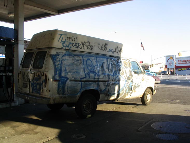 Gas Station, Roosevelt Avenue Near Queens Boulevard, Woodside, Queens