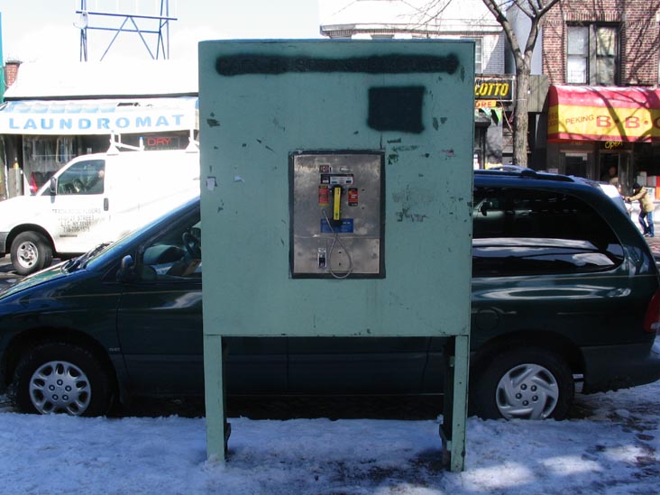 Payphone, Sergeant Carl R. Sohncke Square, Woodside, Queens, March 3, 2006