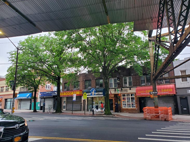 Woodside Avenue, Sergeant Carl R. Sohncke Square, Woodside, Queens, June 5, 2020