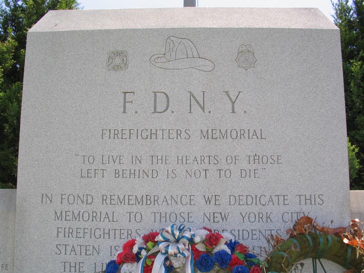 Staten Island Firefighters Memorial, Concord, Staten Island