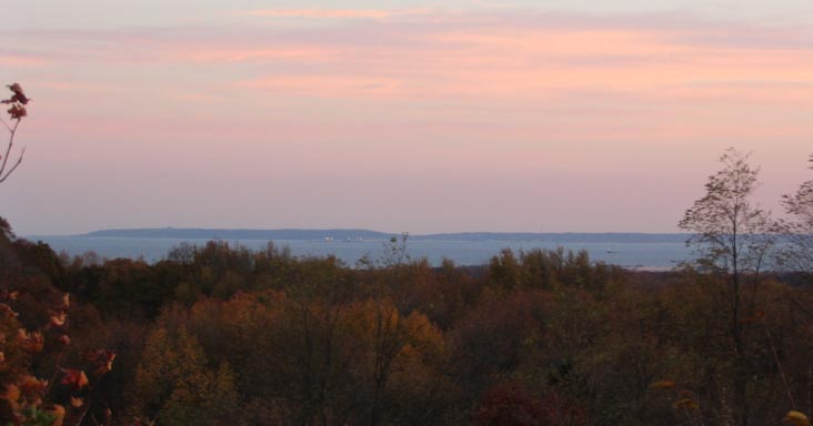 Looking Towards New Jersey from Moses' Mountain, Staten Island Greenbelt