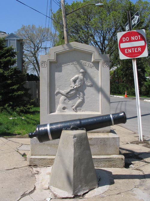Travis World War I Monument, Cannon Avenue and Victory Boulevard, Travis, Staten Island