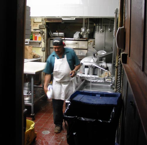 Kitchen, Lee's Tavern, 60 Hancock Street, Dongan Hills, Staten Island, April 18, 2004