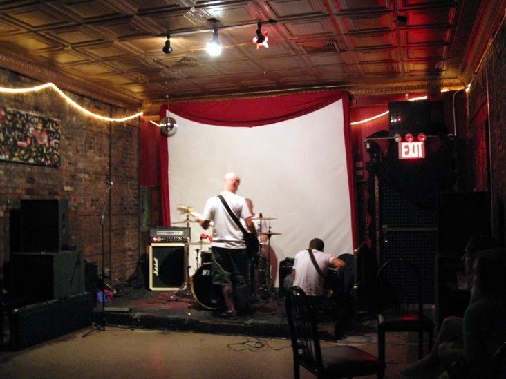 Paperbombs Setting Up, Martini Red Bar & Lounge, 372 Van Duzer Street, Stapleton, Staten Island, June 7, 2008, 11:56 p.m.