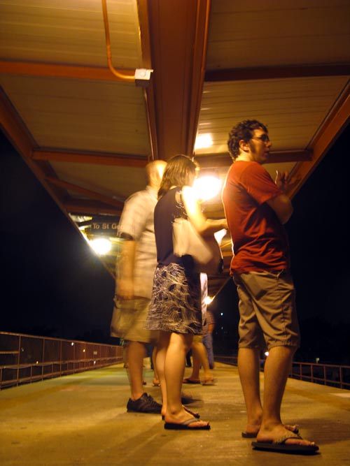 Stapleton Station, Staten Island Railway, Stapleton, Staten Island, June 8, 2008, 12:36 a.m.