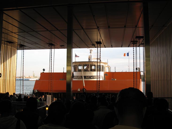 Staten Island Ferry, Whitehall Ferry Terminal, Lower Manhattan, October 23, 2010, 5:04 p.m.