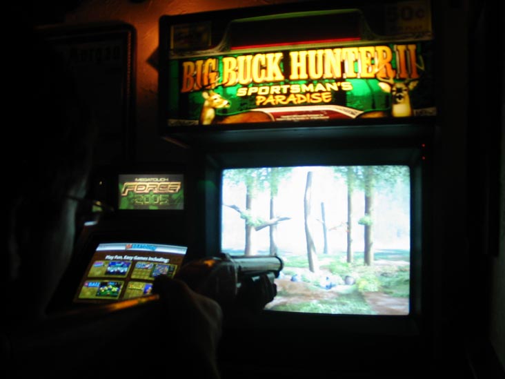 Big Buck Hunter II, Real McCoy, 76 Bay Street, Tompkinsville Station, Staten Island Railway Pub Crawl, November 12, 2005