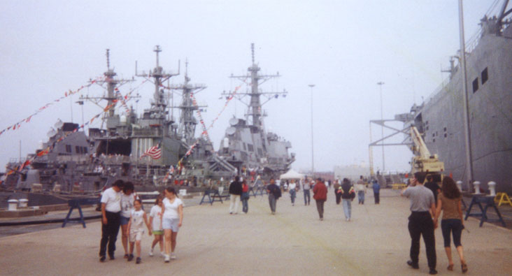 Fleet Week 2002 at Stapleton Pier, Memorial Day 2002, Stapleton, Staten Island