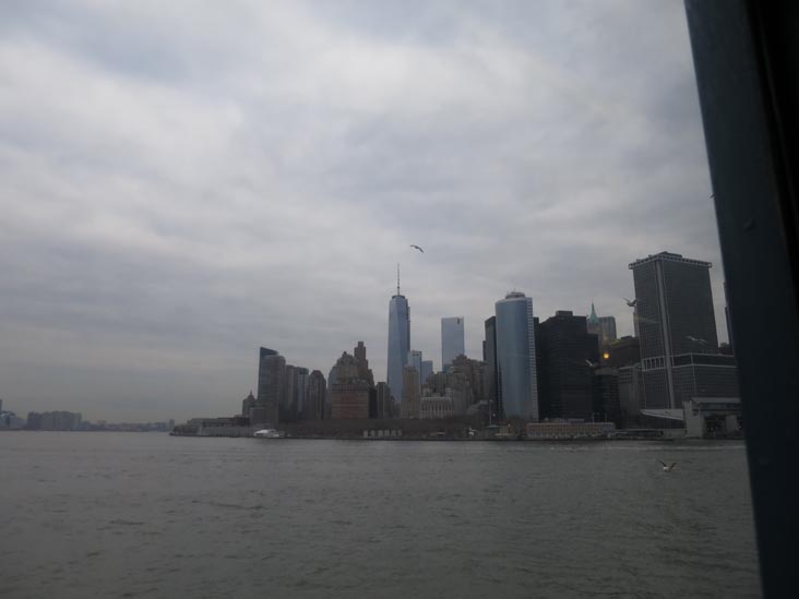 Lower Manhattan From Staten Island Ferry, January 20, 2014