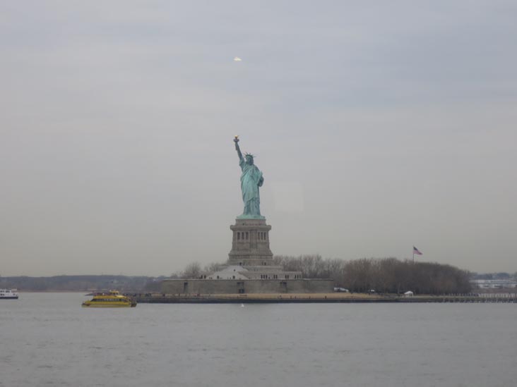 Statue of Liberty From Staten Island Ferry, January 20, 2014