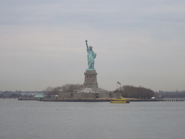Statue of Liberty From Staten Island Ferry, January 20, 2014