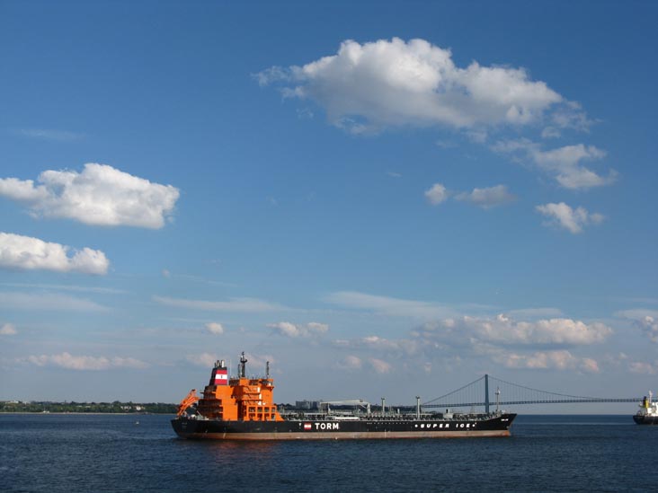 Freighter From Staten Island Ferry, New York Harbor, July 18, 2009