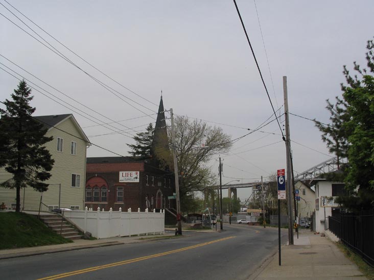 Looking West Down Richmond Terrace From Faber Park, Port Richmond, Staten Island