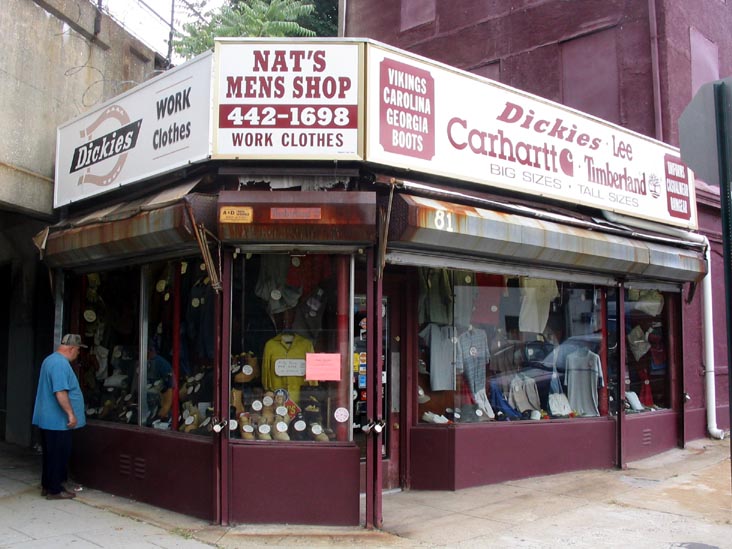 Nat's Mens Shop, 81 Port Richmond Avenue, Port Richmond, Staten Island