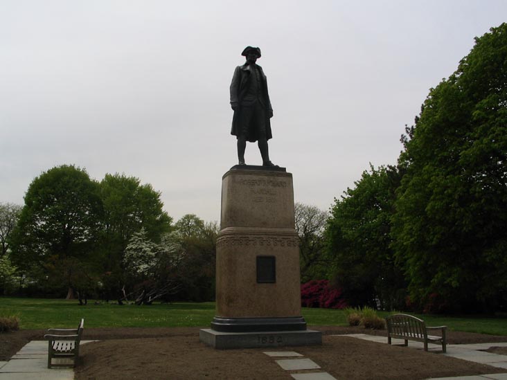 Robert Richard Randall Monument, Snug Harbor Cultural Center, Staten Island, May 2, 2006