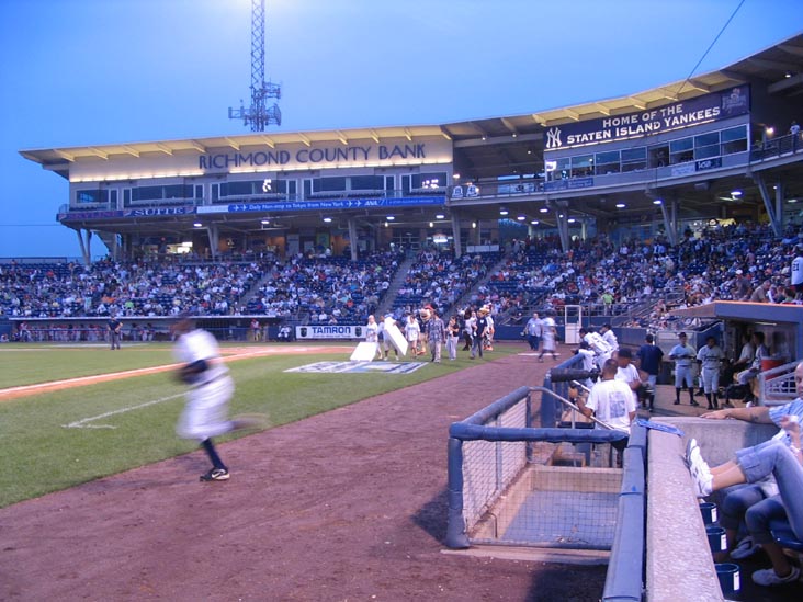 Top Of The Third Inning, Brookyn Cyclones vs. Staten Island Yankees, August 28, 2006, Richmond County Bank Ballpark, St. George, Staten Island
