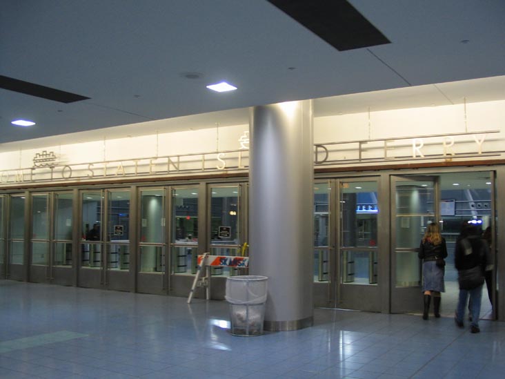 Staten Island Ferry Terminal, St. George, Staten Island, November 13, 2005