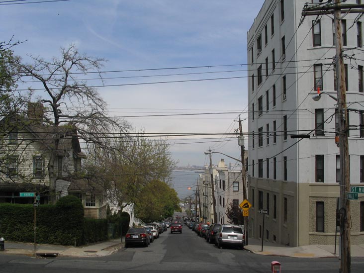 Looking East Down Wall Street Towards Brooklyn From Lieutenant Nicholas Lia Playground, St. George, Staten Island