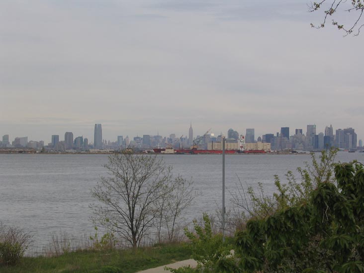 Manhattan Skyline From The North Shore Esplanade, St. George, Staten Island