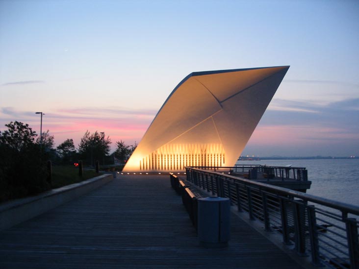 Masayuki Sono's Postcards Memorial, North Shore Greenway, St. George, Staten Island