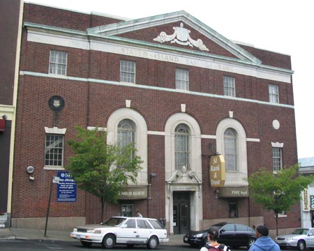 Staten Island Savings Bank, Hyatt Street, St. George, Staten Island